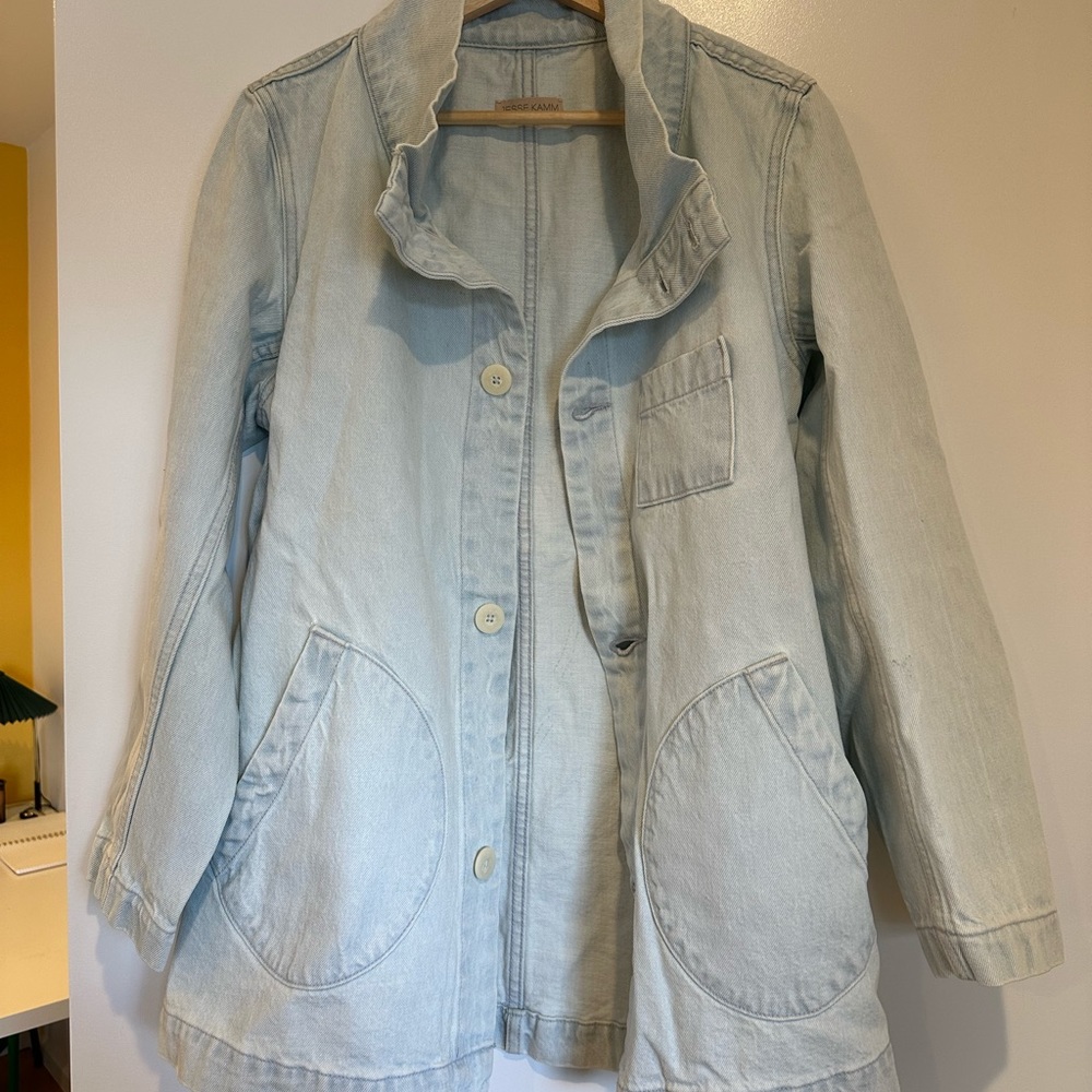 NEW Jesse Kamm Deck Jacket in Pale Blue XS/S